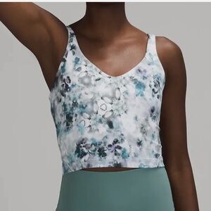 lululemon athletica Blue and White Sports Bra